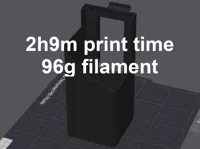 Less time & filament, 0.24mm layer, 2 walls, 5% infill