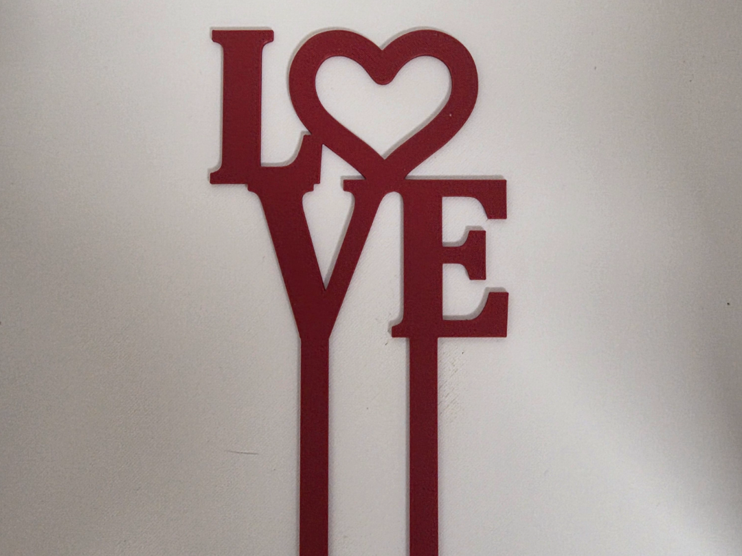 Love Cake Topper