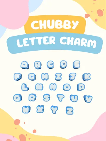 Llavero: Chubby Letter Charms — vista de referencia 2