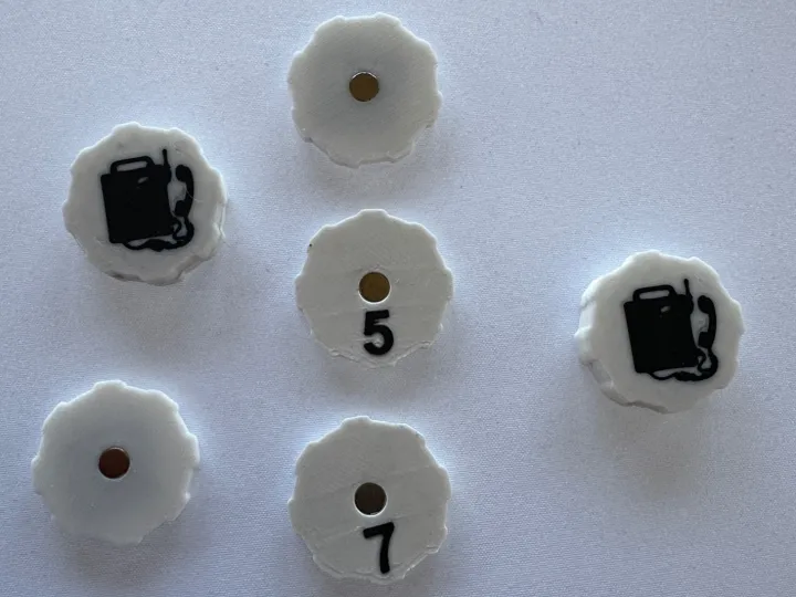 Achtung! Panzer Radio Check Initiative Tokens