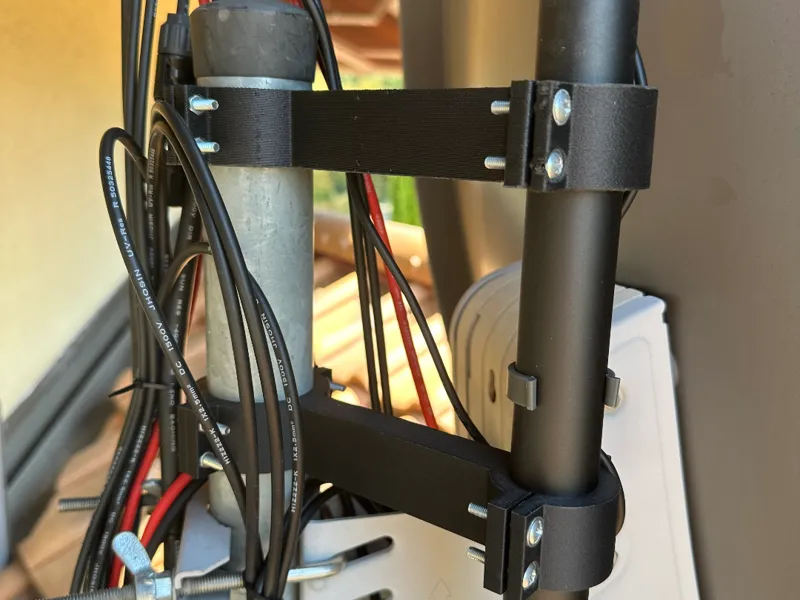 RTK Aufhängung auf Mast mit Durchmesser 48mm