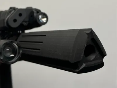 Airsoft Tri-Tactical Suppressor
