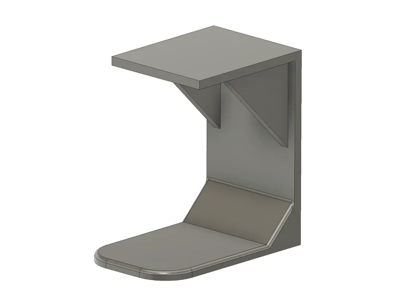 Under-Shelf Laptop Mount – Clean & Space-Saving