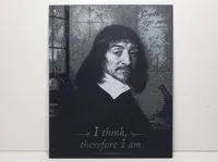 Rene Descarte - 192mm x 250mm - 3-Color Grayscale - V1