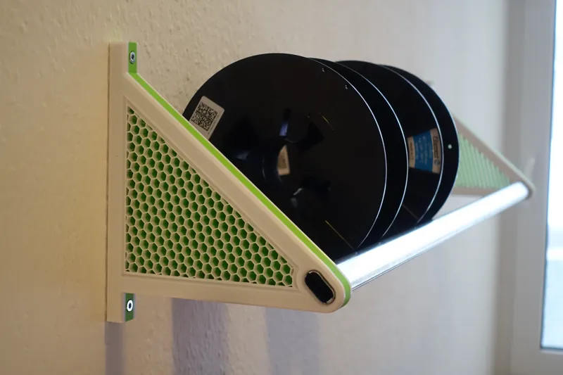 Filament storage rack - using clothes rail