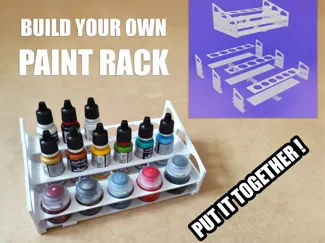 Paint Stand fot Citadel, AK, Vallejo sizes