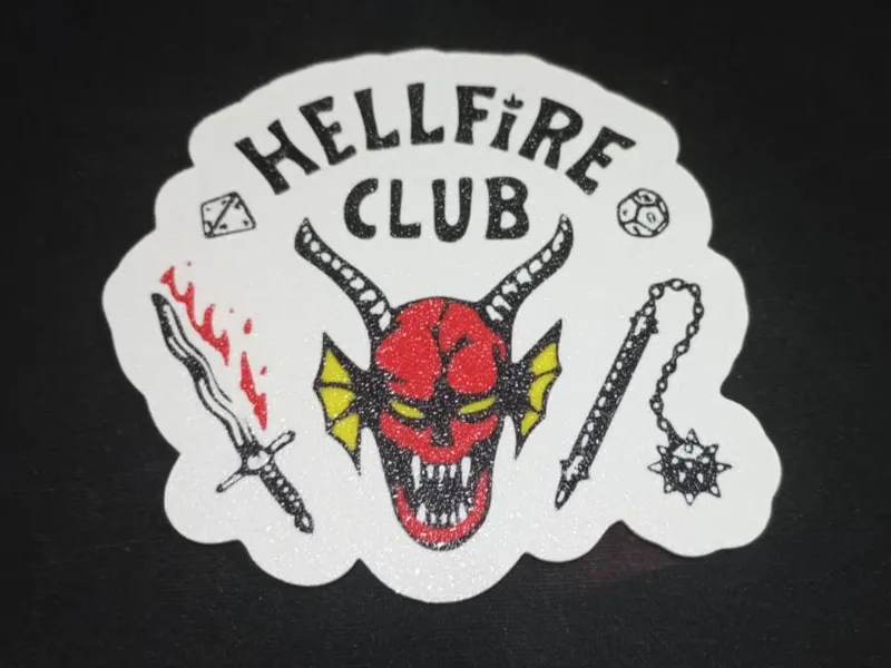 LOGO CLUB HELL FIRE STRANGER THINGS