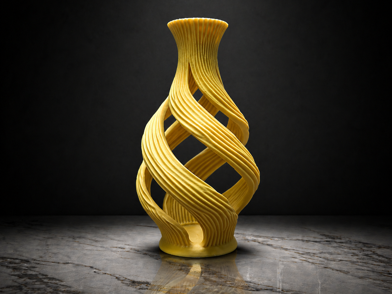 Spiral Woodflow Vase