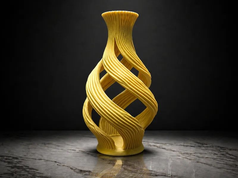 Spiral Woodflow Vase