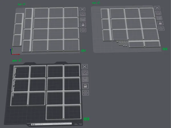 Plateau Gridfinity pour bac Ikea Samla 28x39