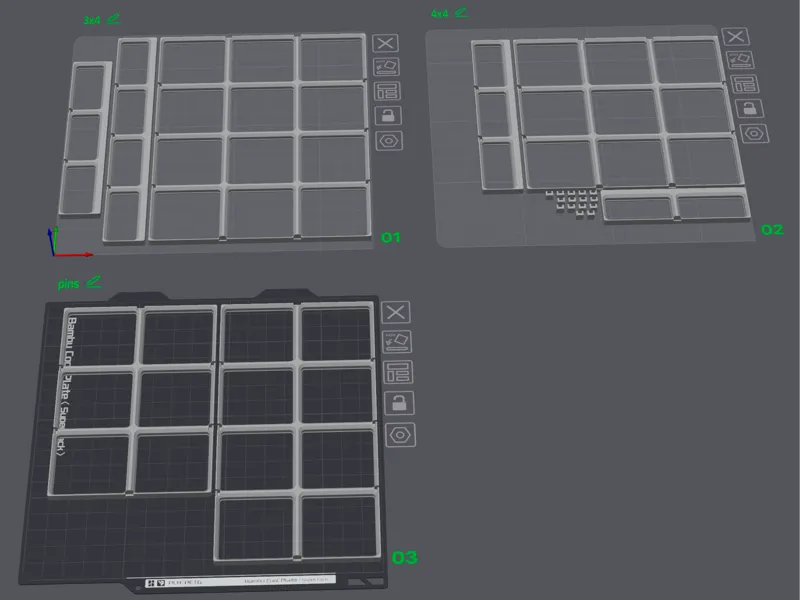 Gridfinity Tray for Ikea Samla 28x39