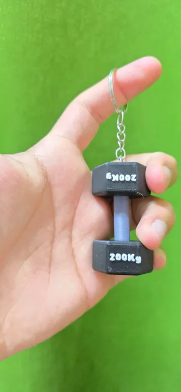 Letrero o emblema decorativo: ميدالية الأثقال , dumbbell keychine GYM — vista de referencia 4