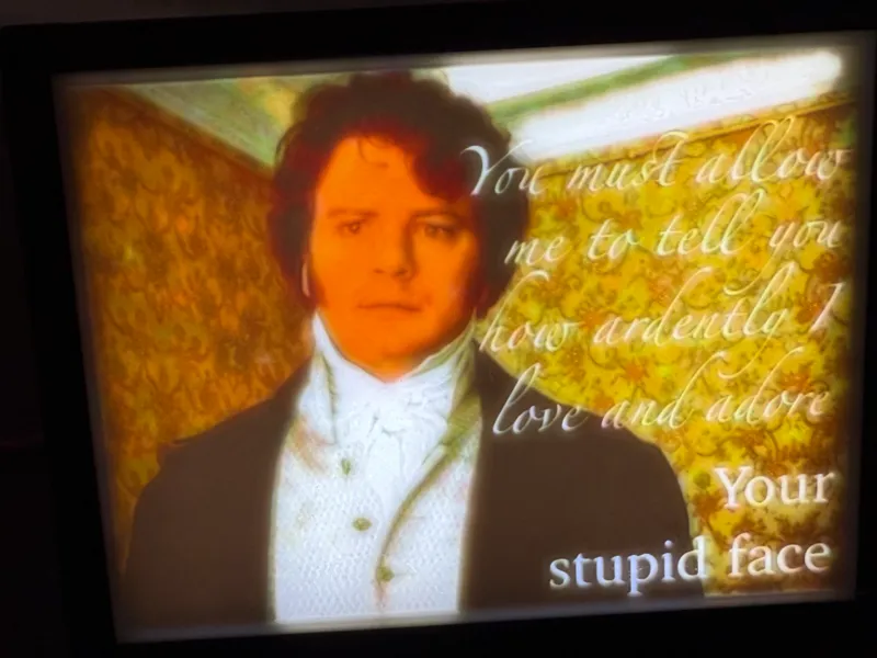 Mr. Darcy Valentine CMYK Lithophane