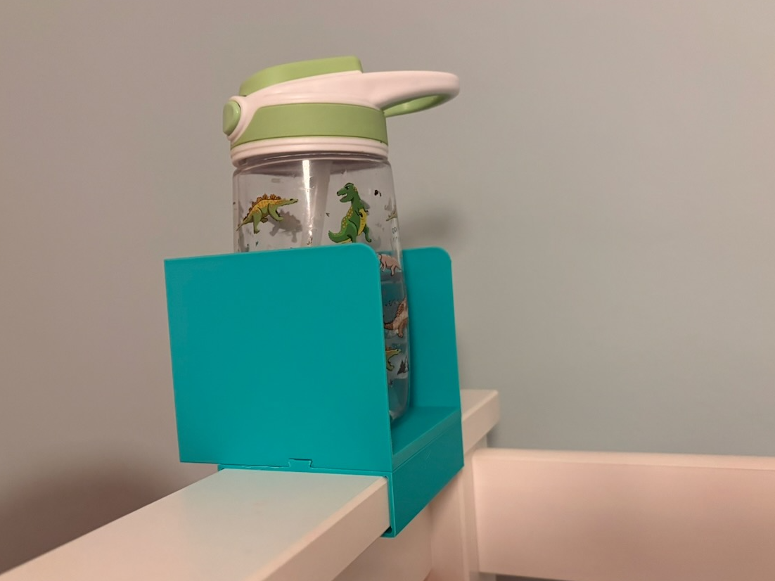 Customizable Snap-Fit Headboard Bottle Holder