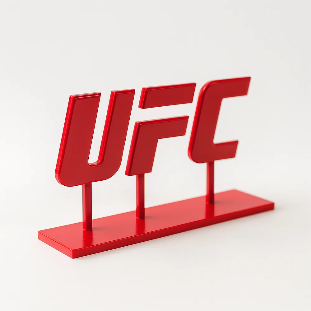 UFC Logo Desk Stand 3D model 18 x 9 cm by PZVCreativeNest MakerWorld ...