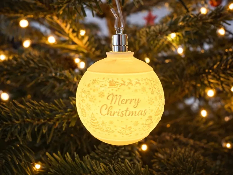 Merry Christmas Weihnachtsbaumkugel