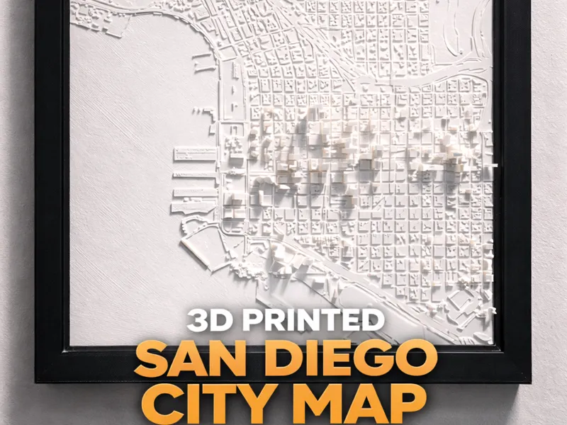 San Diego 3D Miniature