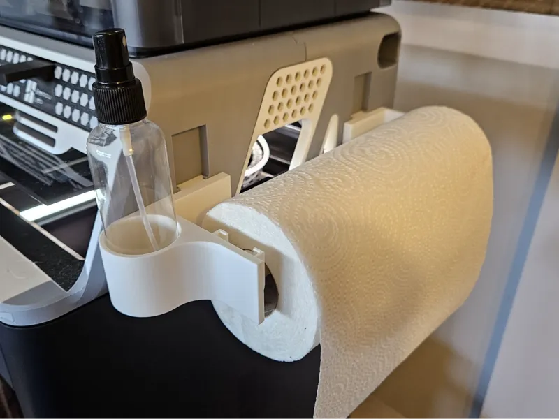 Kitchtowlholder for AMS riser V2 rols up to 24 cm