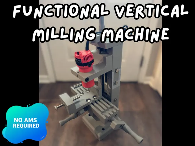 Functional Vertical Milling Machine