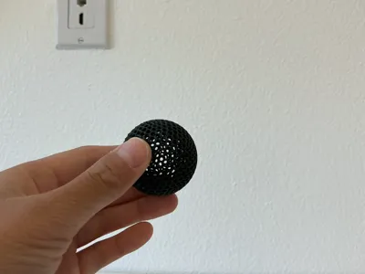Airless Ping Pong Ball-High Bounce-Can print inPLA