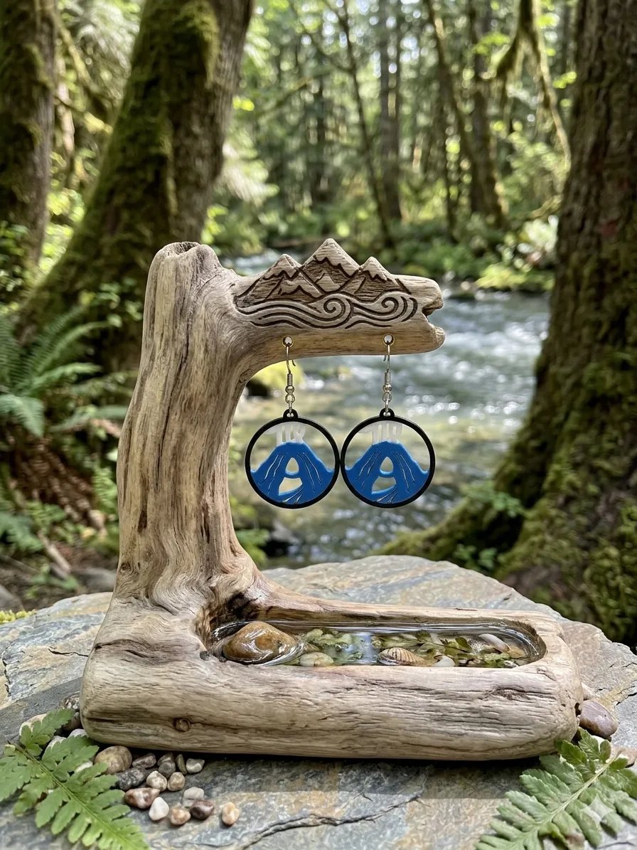 Virgo Earrings - Zodiac Series view 2