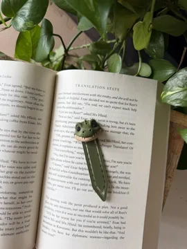 Accesorio de lectura: Crocodille bookmark — vista de referencia 3