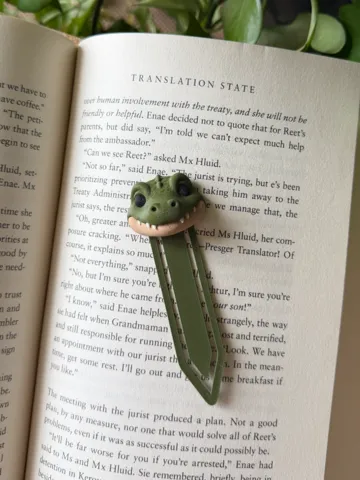 Accesorio de lectura: Crocodille bookmark — vista de referencia 2