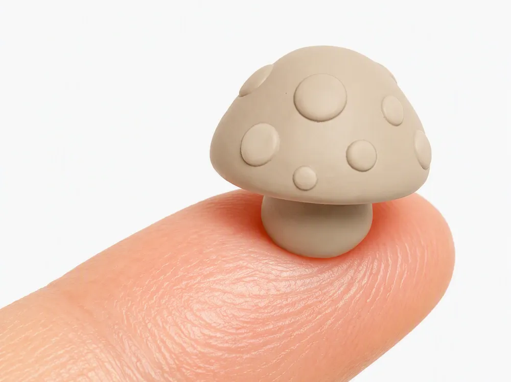 Figura decorativa: Mini Food Icon Series - #49 Mushroom. Referencia del modelo original.