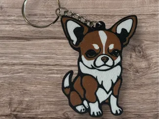Chihuahua Keychain
