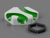 2 tone color - 0.2mm, 2 walls, 15% Gyroid infill