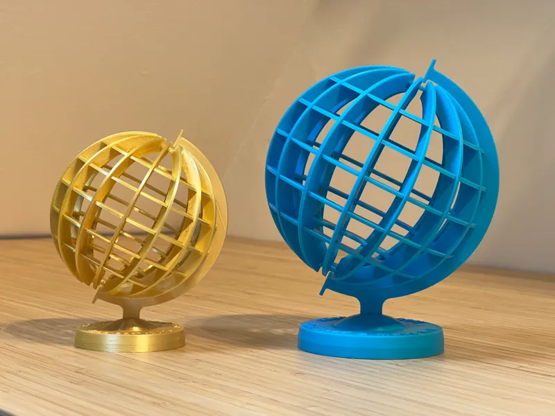 Globe 12 cm with 15 ribs