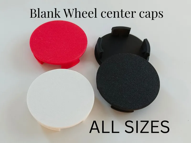 Parametric Blank Wheel center caps, Center covers