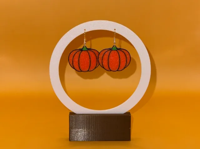Pumpkin Earrings