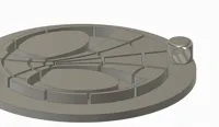 Back plate spidey face with stronger ring hook