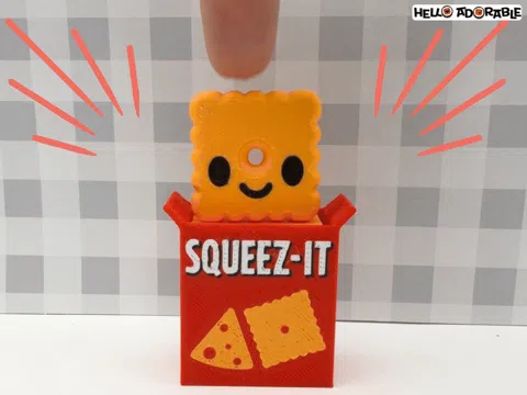 Objeto manipulable: Squeez-It Fidget Clicker Toy — referencia de MakerWorld