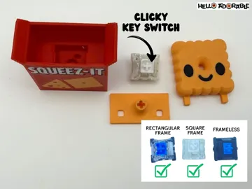 Objeto manipulable: Squeez-It Fidget Clicker Toy — vista de referencia 3