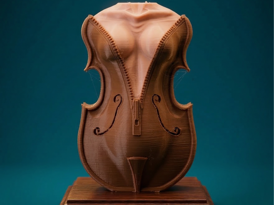 The Melodic Form - Surrealist Cello Torso