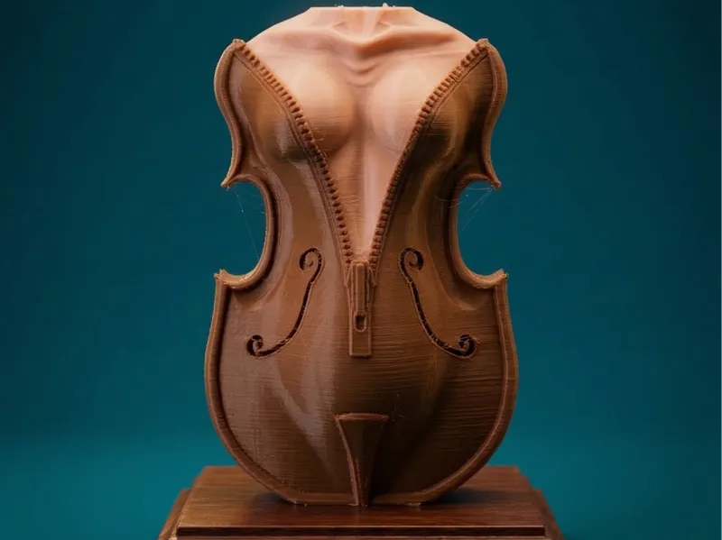 The Melodic Form - Surrealist Cello Torso