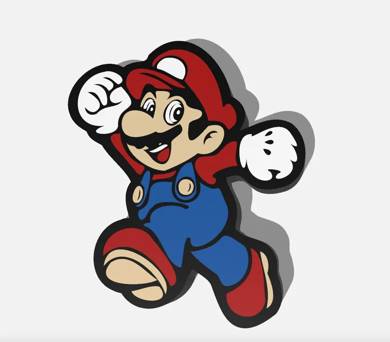 SUPER MARIO Lightbox Led Lamp