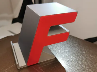 Alphabetic Phone Stand "F"