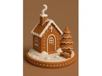 Maison en pain d'épices décorative — photo 1