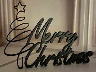 Weihnachtsdekoration "Merry Christmas"