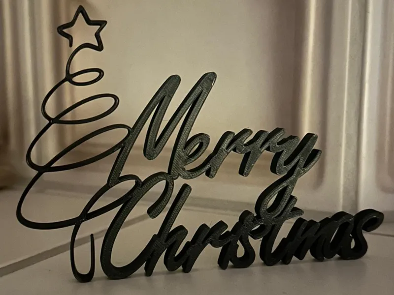 Weihnachtsdekoration "Merry Christmas"