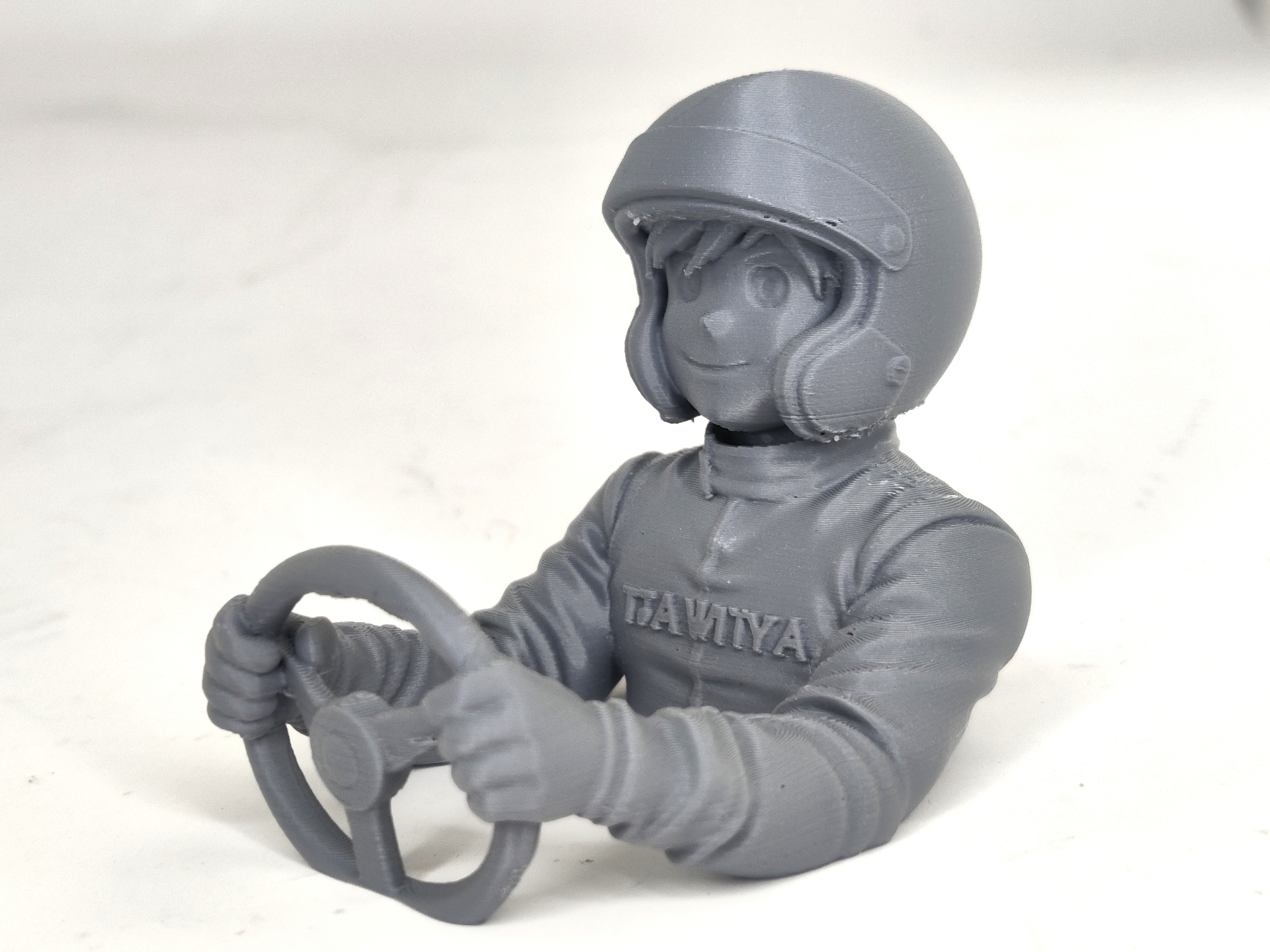 RC car driver toy model upper part st. wheel 1:10