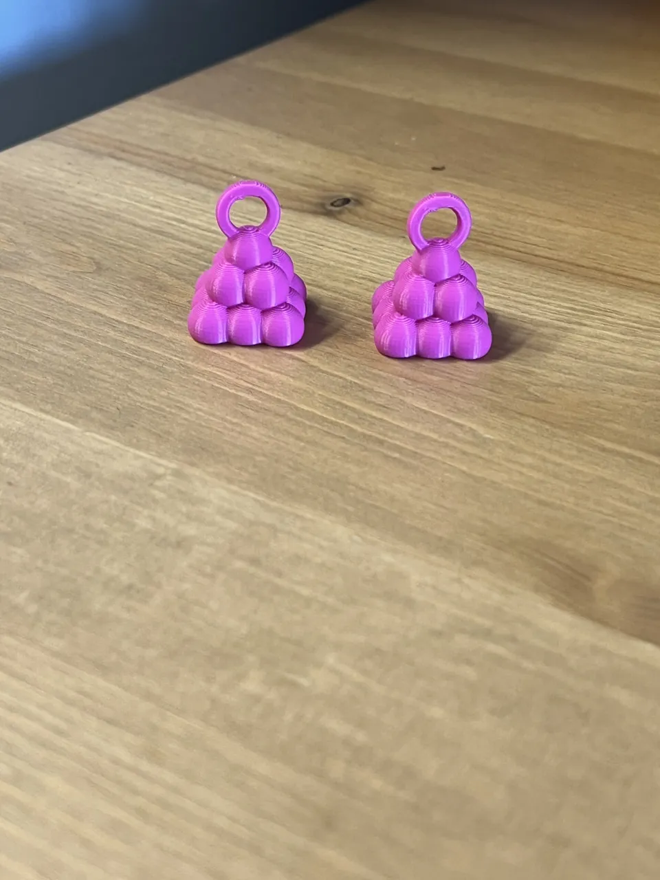 snowball earrings view 2