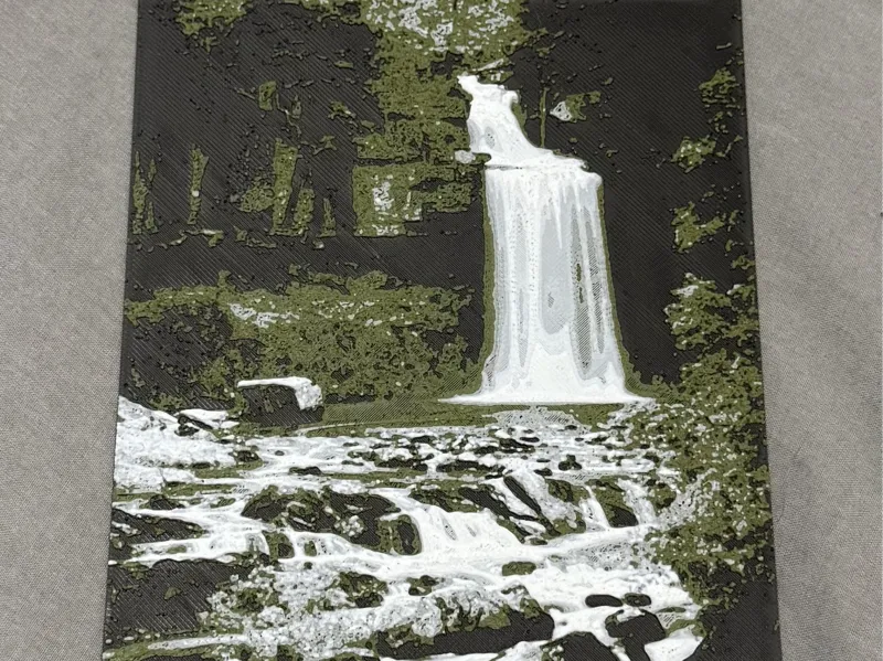 Thornton Force Waterfall Hueforge
