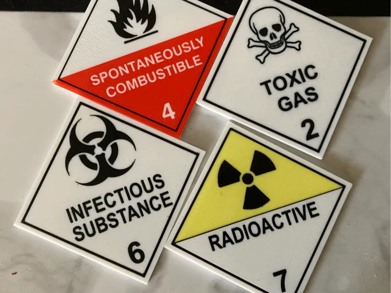 Hazchem Novelty Coasters