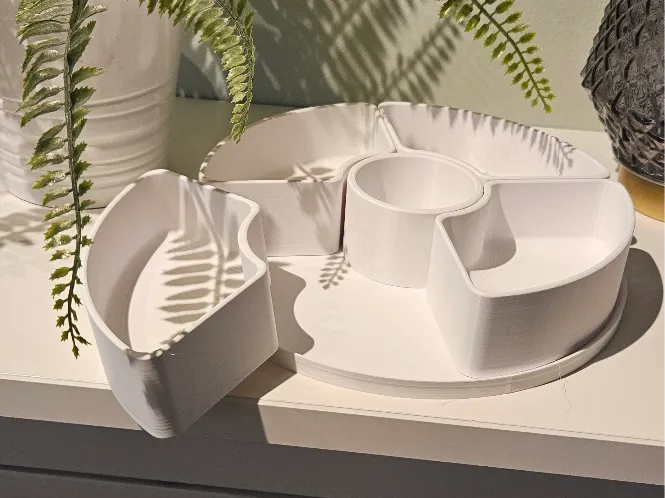 Modular 5-Section Condiment/Topping Server