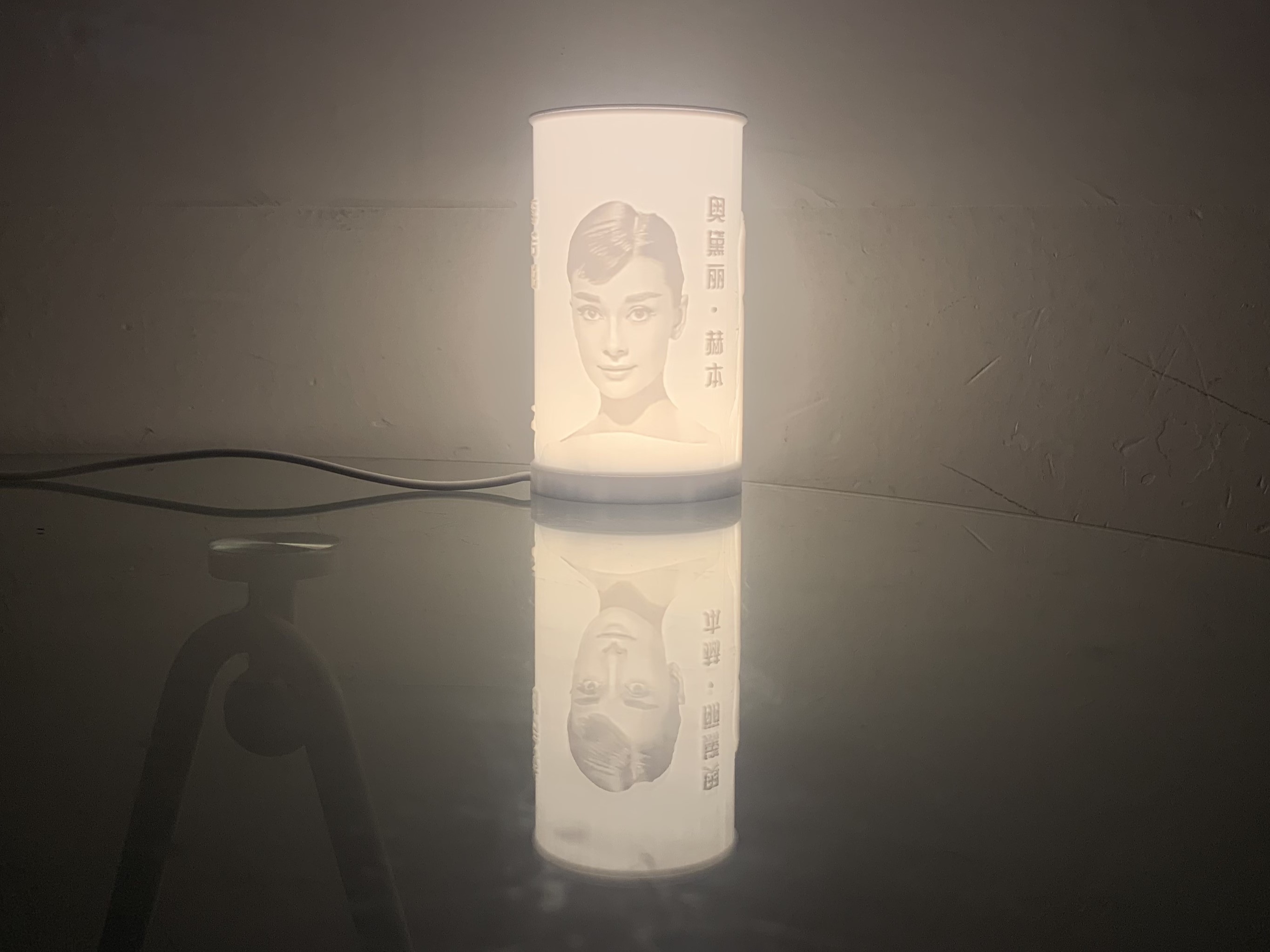 Miniatura 2 do modelo 3D 浮雕小夜灯生成器