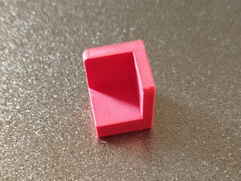 200% Brick 1x1 Corner Basic Stone Klemmbaustein